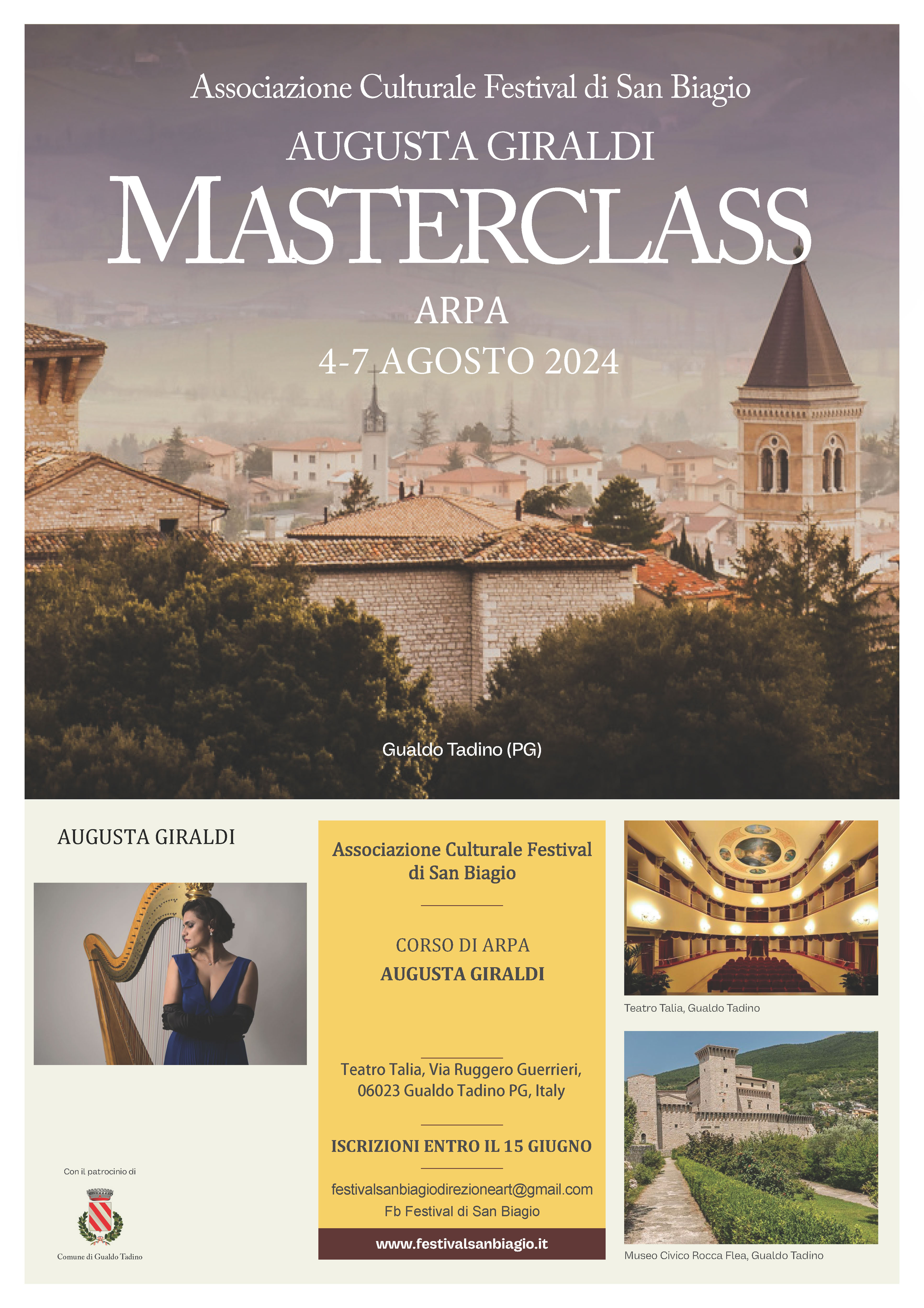 Masterclass 21-25 Agosto Festival San Biagio